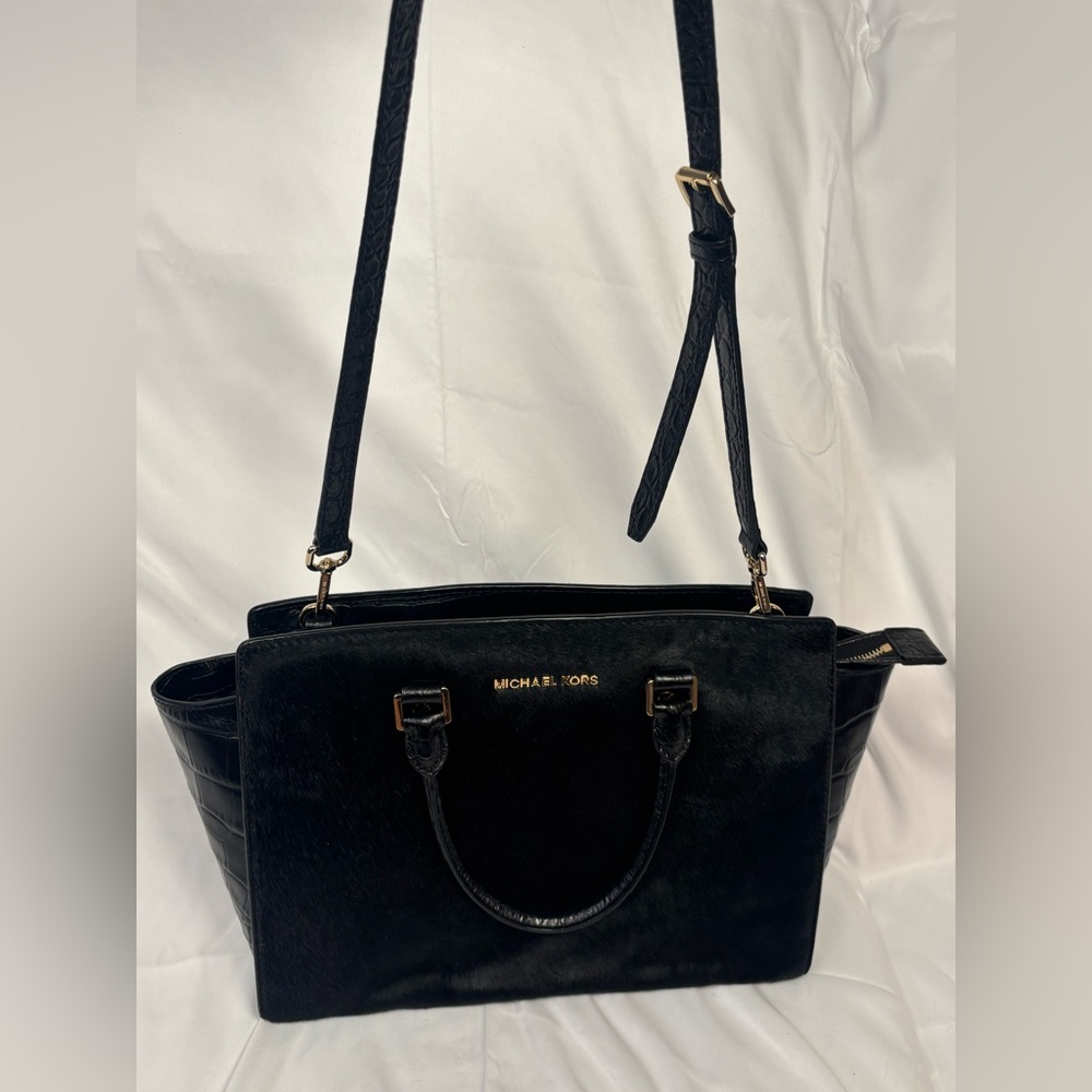 Michael Kors Selma Large Haircalf Bag